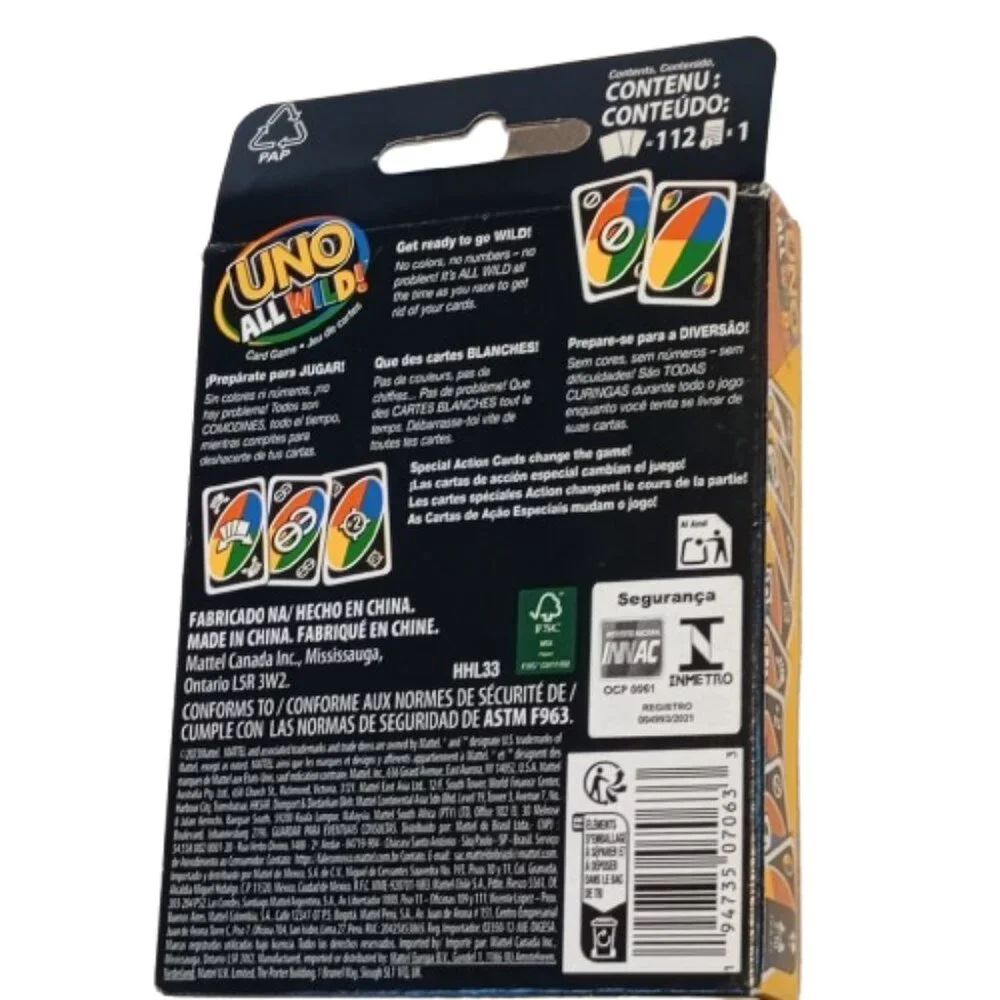 UNO All Wild Card Game